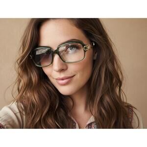 Blumarine Italy BM 95241 Women Eyeglasses Oversize Green